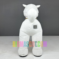 Inflatable Alpaca Costume Unisex 2m/2.6m Adult Dog Sheep Alpaca Mascot Costume for Adults Cosplay Entertainment
