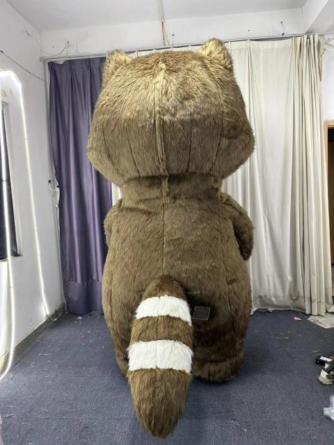 Best Selling Inflatable Bear Animal Mascot Costumes Various Color Inflatable Giant Raccoon Costumes Adult Raccoon Mascot Costume
