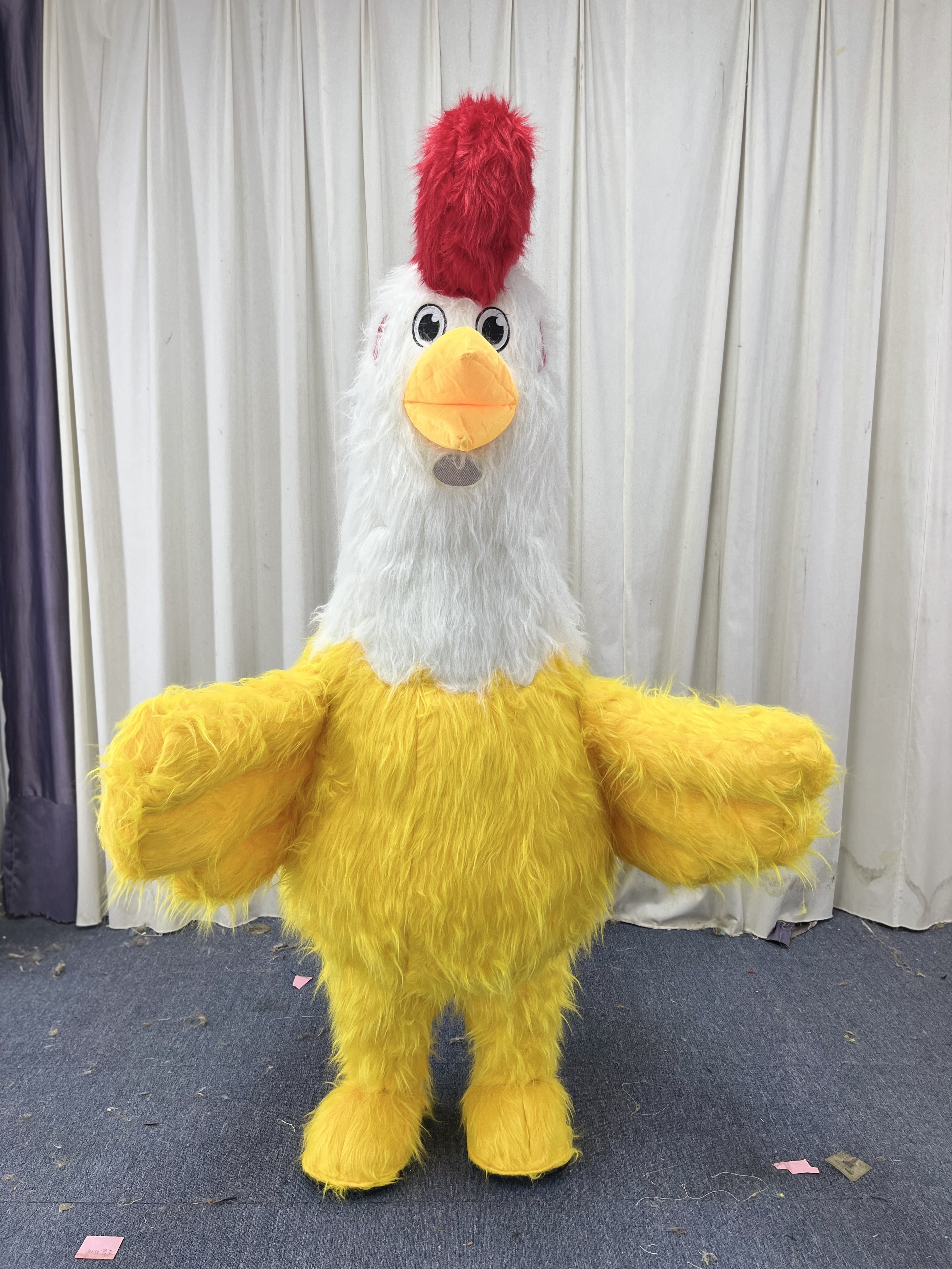 Wholesale Popular Plush Walking Giant Adult Inflatable Rooster Mascot Costume Cartoon Character