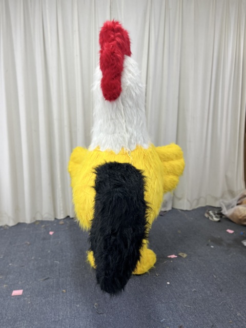 Wholesale Popular Plush Walking Giant Adult Inflatable Rooster Mascot Costume Cartoon Character