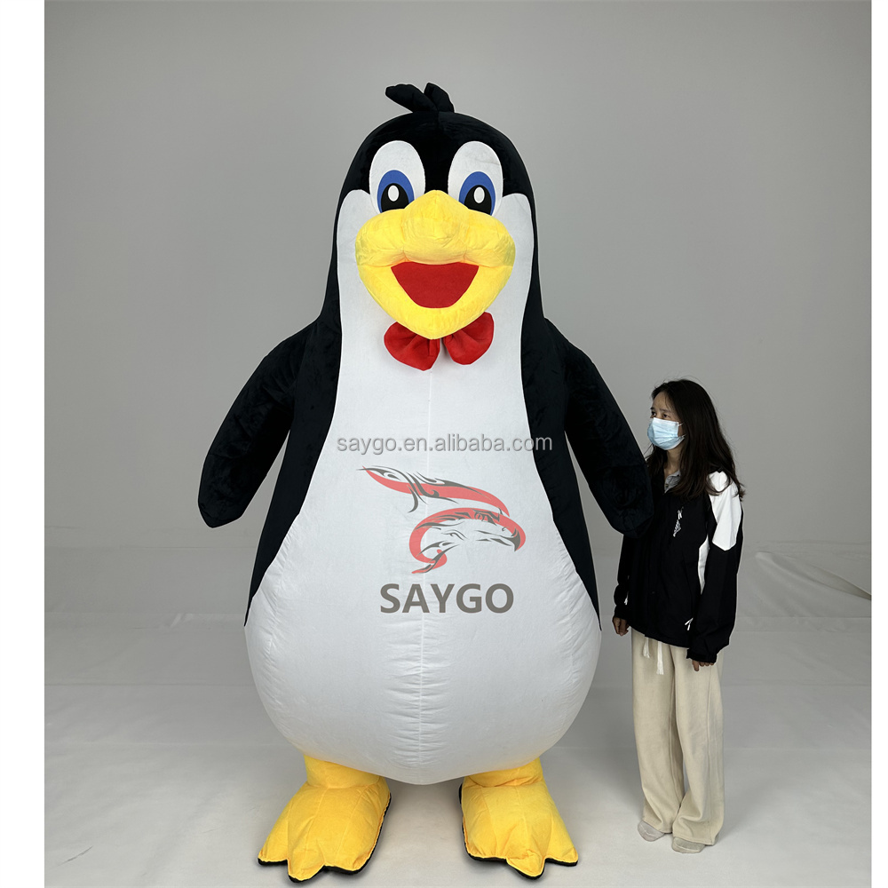 Custom Made Inflatable Sexy Penguin Costumes Inflatable Adult Penguin Costume Madagascar Penguin Costume for Events Advertising