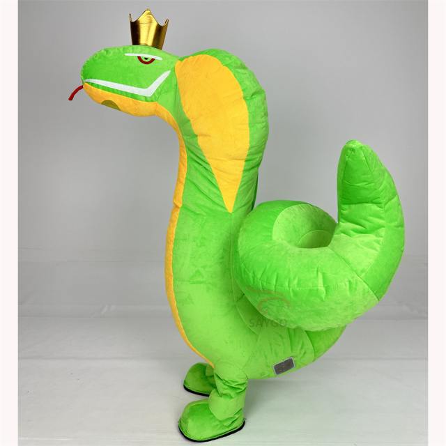 Snake Outdoor Walking Cartoon Snake Mascot Performance Suits Kids Birthday Party Fancy Dresses Inflatable Snake cpstume XL Halloween,Big Mascot,Outdoor Walking Cartoon Snake Mascot Performance Suits Kids Birthday Party Fancy Dresses Inflatable Snake cpstume XL Halloween