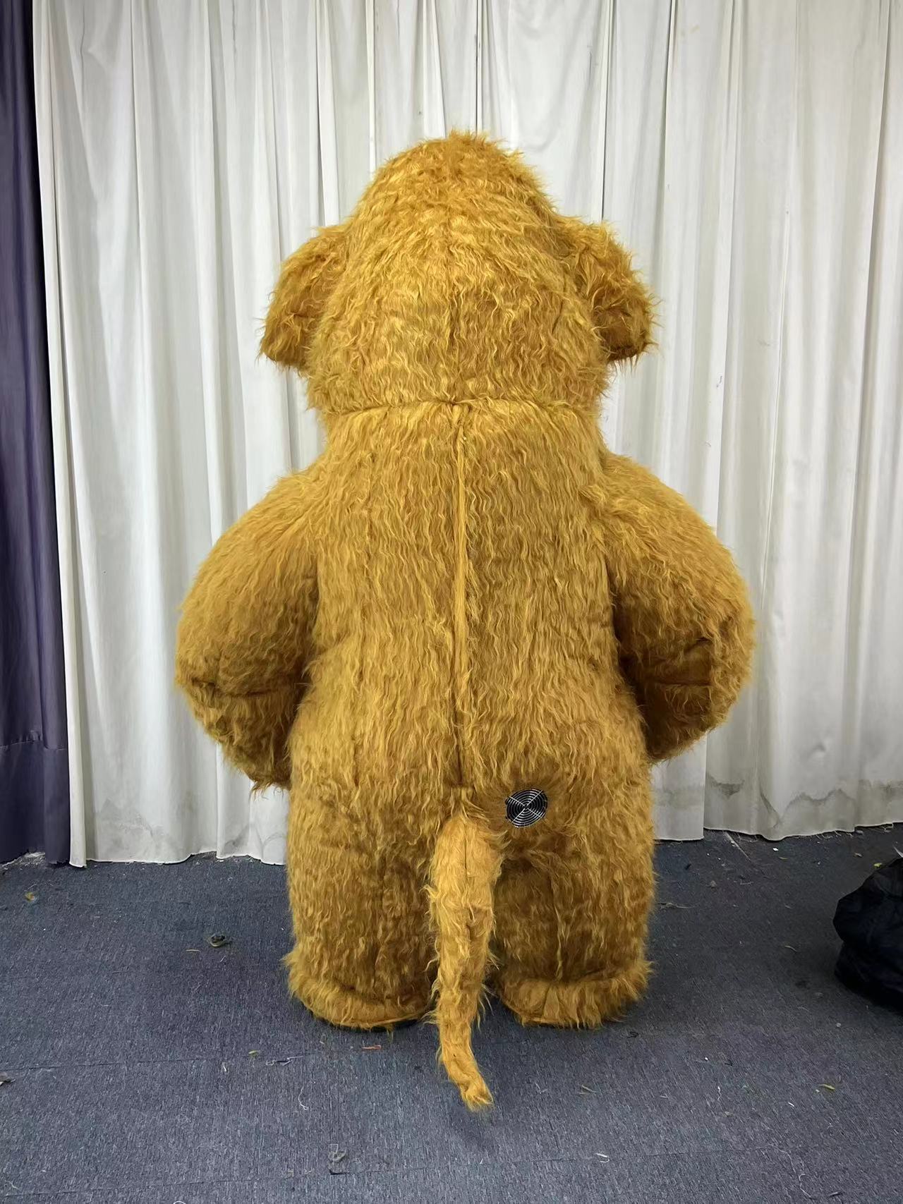 2025 Adult Inflatable Plush Mammoth Elephant Halloween Party Theme Costume for Outdoor Parades and Performances
