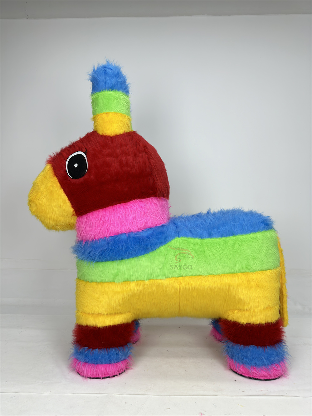 Colorful Horse Customized Adult Cosplay Animal Inflatable Mascot Costume for Events,Big Mascot,Super Quality Customized Adult Cosplay Animal Colorful Horse Inflatable Mascot Costume for Events