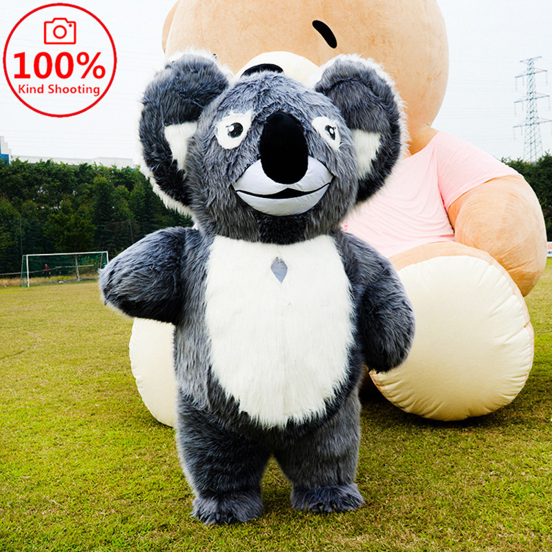 Hot Sale Inflatable Koala Mascot Costume Lovely Fancy Dress for Halloween & Christmas Events for Adults Babies Parties