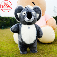 Hot Sale Inflatable Koala Mascot Costume Lovely Fancy Dress for Halloween & Christmas Events for Adults Babies Parties