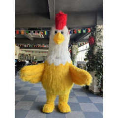 Wholesale Popular Plush Walking Giant Adult Inflatable Rooster Mascot Costume Cartoon Character