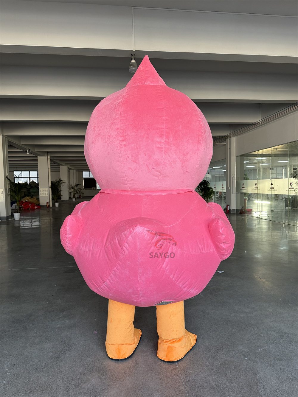 My Little Pink Duck Dolls Mascot Costume Adults 2m 2.6m Inflatable Anime Cosplay Costume Duck Clothing for Sale
