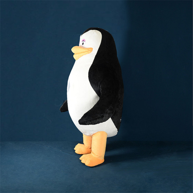 SAYGO Inflatable Penguin Mascots Costumes Cartoon Christmas Halloween Cosplay Suit for Adult Plush Cartoon