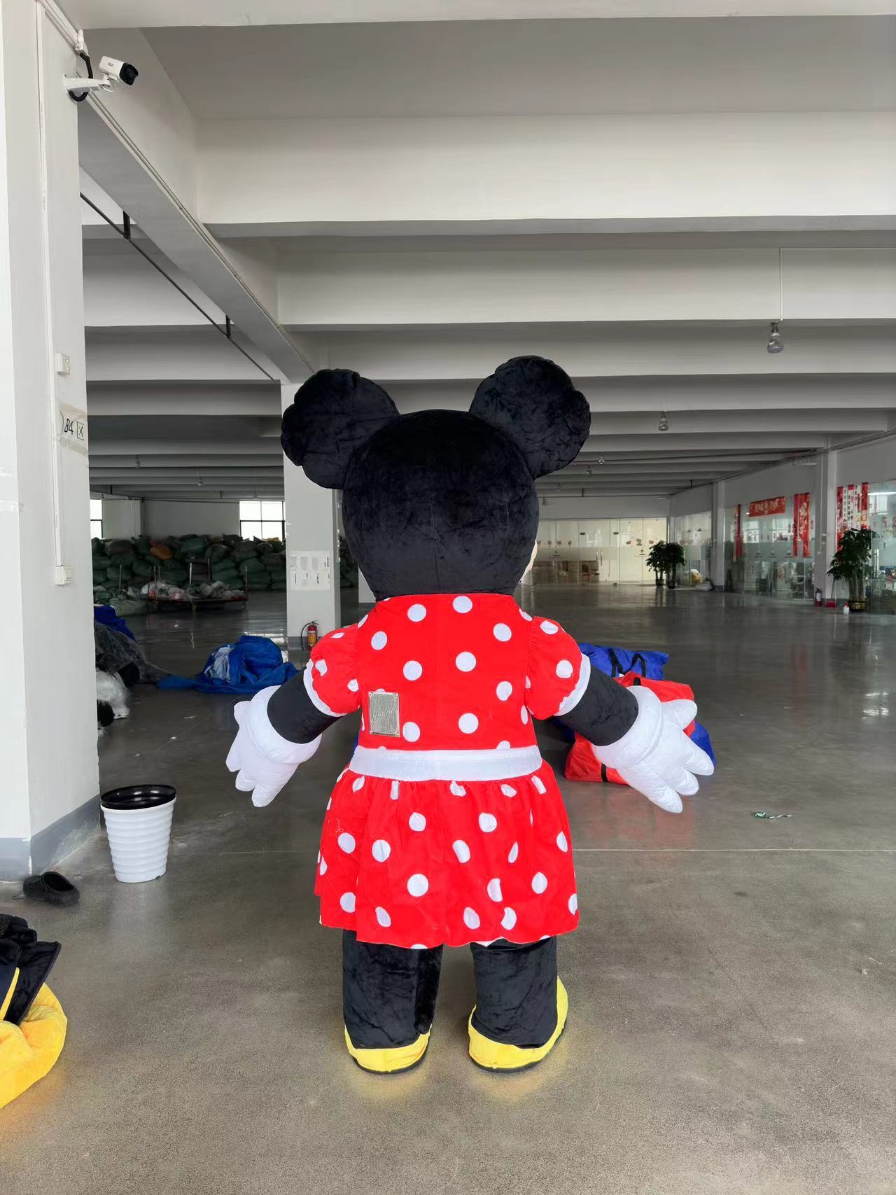 Unisex Cosplay Inflatable Mouse Couple Mascot Costume Carnival Costume Wedding Party Valentine's Day Events Performance Dress
