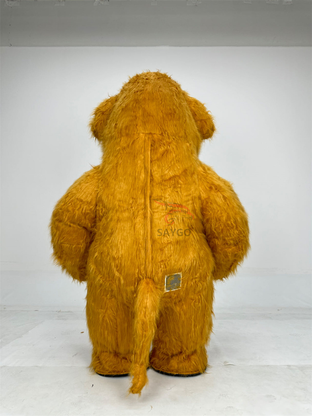 Ice Age Manny Mammoth Elephant Mascot Costume 2m 2.6m Inflate Mammoth Elephant Clothes Outfit for Adults Dress in