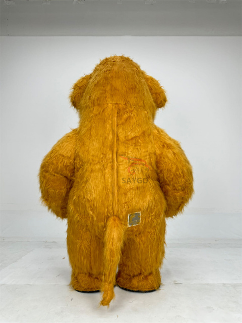 Ice Age Manny Mammoth Elephant Mascot Costume 2m 2.6m Inflate Mammoth Elephant Clothes Outfit for Adults Dress in