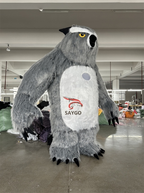 Saygo Owl Animal Mascot Costume Adult Size Anime Style for Mardi Gras Carnival