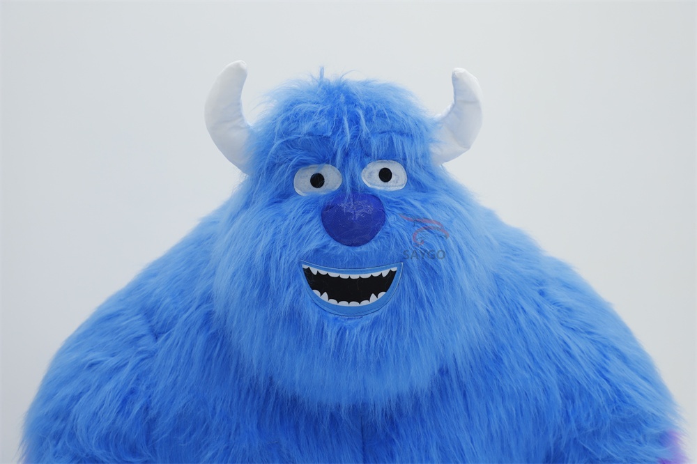 Blue Monsters CE Certified Inflatable  Sullivan Cartoon Mascot Costume-saygo Brand Mardi Gras/Carnival Theme Adult Unisex,Big Mascot,CE Certified Inflatable Blue Monster Sullivan Cartoon Mascot Costume-saygo Brand Mardi Gras/Carnival Theme Adult Unisex
