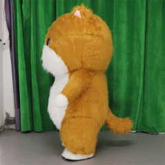 Customize Cute Furry Cat Mascot Costume 2m 2.6m Inflatable Cat Costume Clothes for Women Adults Dress up