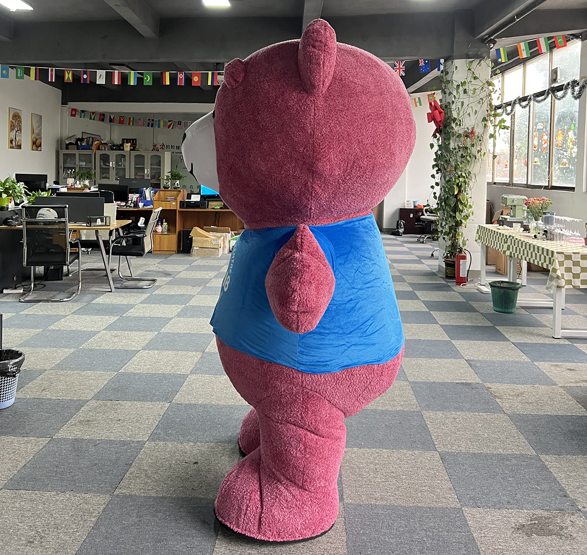 Customizable Large 2m/2.6m/3m Inflatable Teddy Bear Mascot Costume Game Costume Doll Clothing and Plush Suit for Halloween