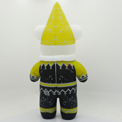 Yellow Starbucks Mascot Bears Inflatable Mascot Costume for Adults Cosplay Performance 2.2m Bear Inflatable Clothing,Big Mascot,Yellow Star Bears Inflatable Mascot Costume for Adults Cosplay Performance 2.2m Bear Inflatable Clothing