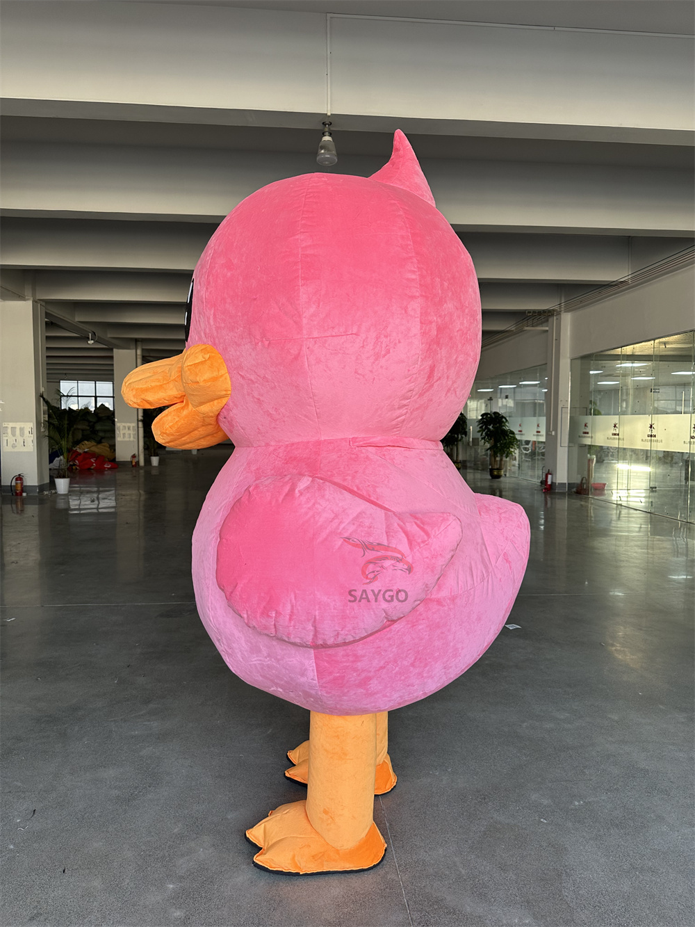 My Little Pink Duck Dolls Mascot Costume Adults 2m 2.6m Inflatable Anime Cosplay Costume Duck Clothing for Sale