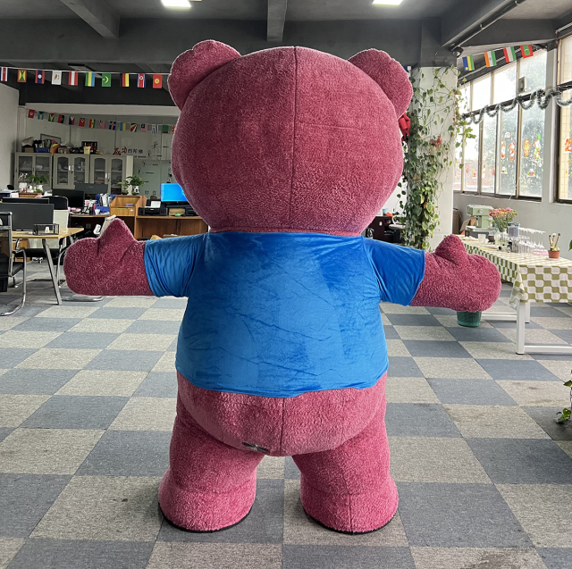 Customizable Large 2m/2.6m/3m Inflatable Teddy Bear Mascot Costume Game Costume Doll Clothing and Plush Suit for Halloween