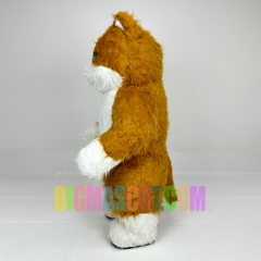 Factory Direct Cosplay Inflatable Mascot Costume Long Plush Furry Anime Cat for Kids Halloween Teddy Bear for Birthday Party