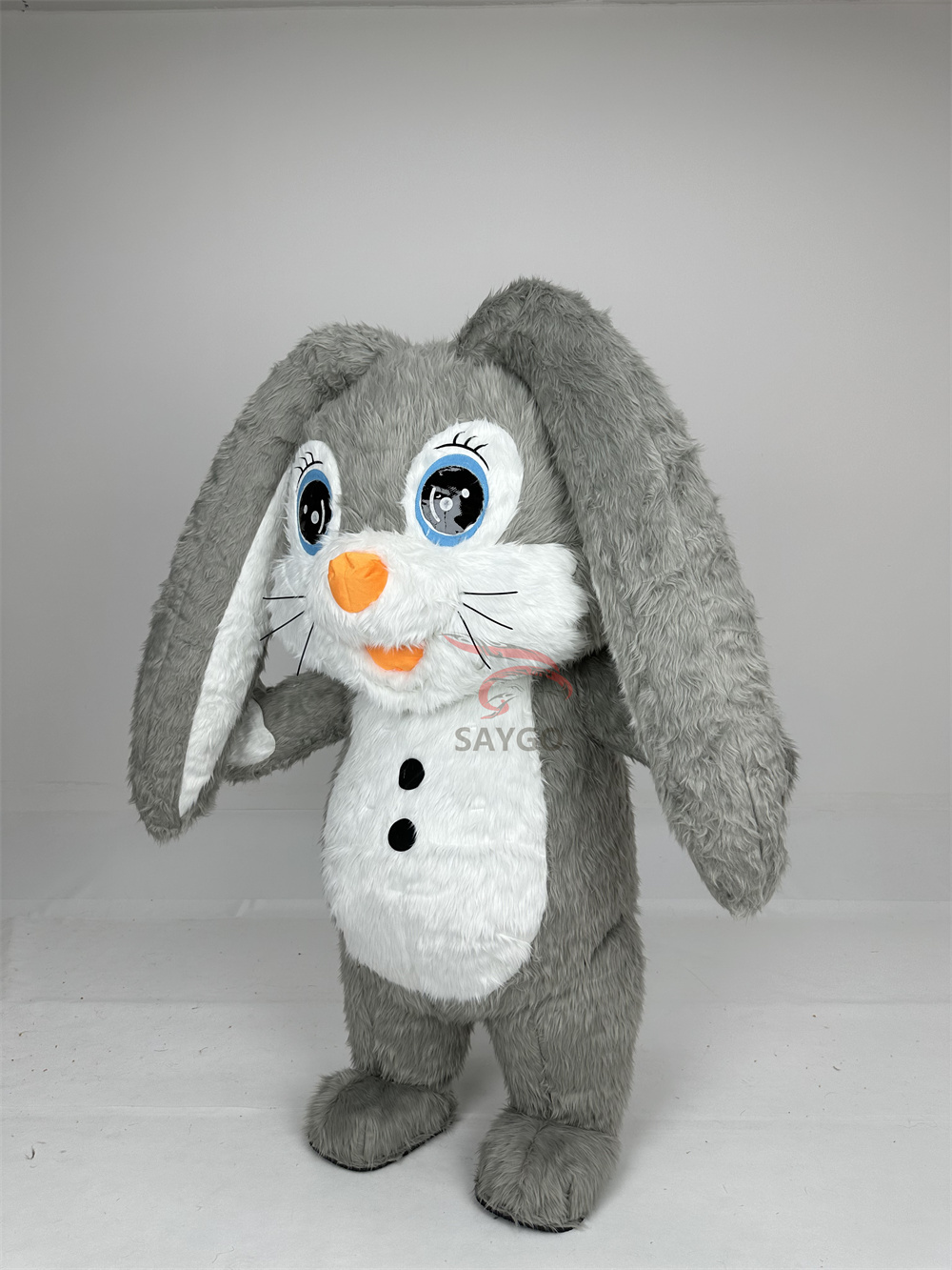High Quality Inflatable Easter Bunny Mascot Costume Giant Life Size Inflatable Mascot for Sale Factory