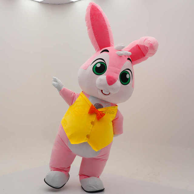 Saygo Adult Unisex Easter Bunny Mascot Costume for Mardi Gras/Carnival-Sexy Rabbit Costume