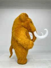 Ice Age Manny Mammoth Elephant Mascot Costume 2m 2.6m Inflate Mammoth Elephant Clothes Outfit for Adults Dress in