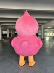 Little Cute Plush Doll Pink Duck Mascot Costume Adult 2m Inflatable Duck Air Blow Events Cosplay Suits New Design