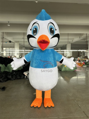 Beautiful Crane Bird Mascot Costume CE 2m Inflatable Phoenix Crane Bird Costume Suits for Events Rental& Sale