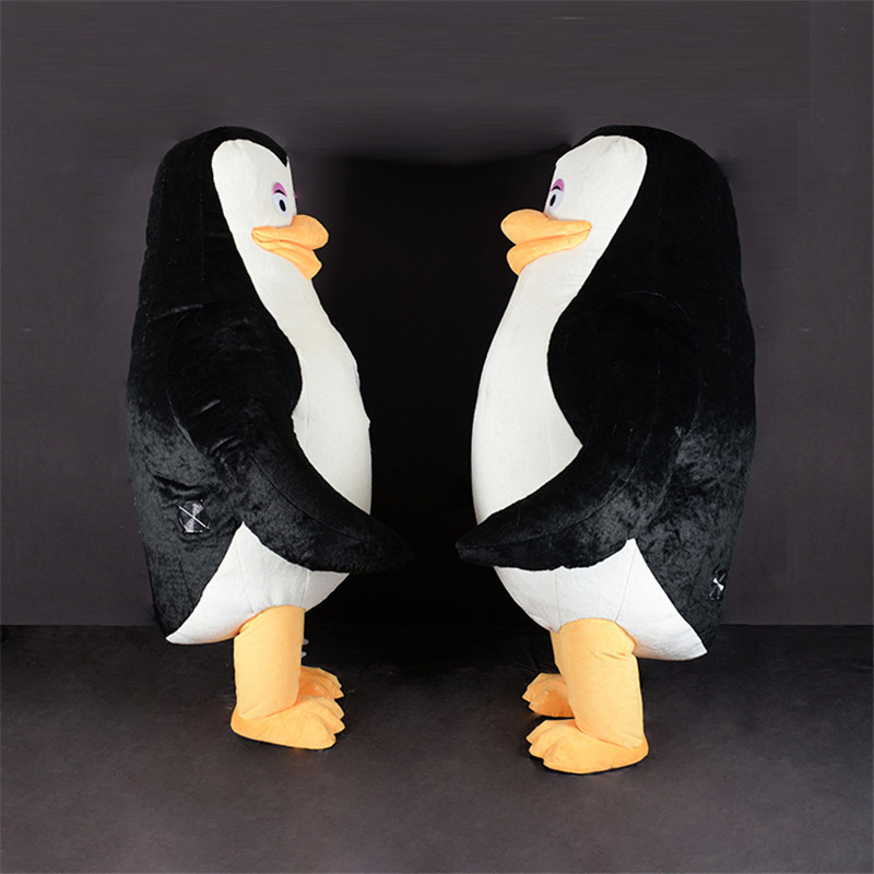 SAYGO Inflatable Penguin Mascots Costumes Cartoon Christmas Halloween Cosplay Suit for Adult Plush Cartoon