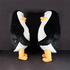 SAYGO Inflatable Penguin Mascots Costumes Cartoon Christmas Halloween Cosplay Suit for Adult Plush Cartoon