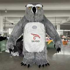 Saygo Owl Animal Mascot Costume Adult Size Anime Style for Mardi Gras Carnival
