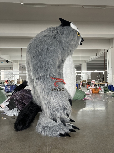 Saygo Owl Animal Mascot Costume Adult Size Anime Style for Mardi Gras Carnival