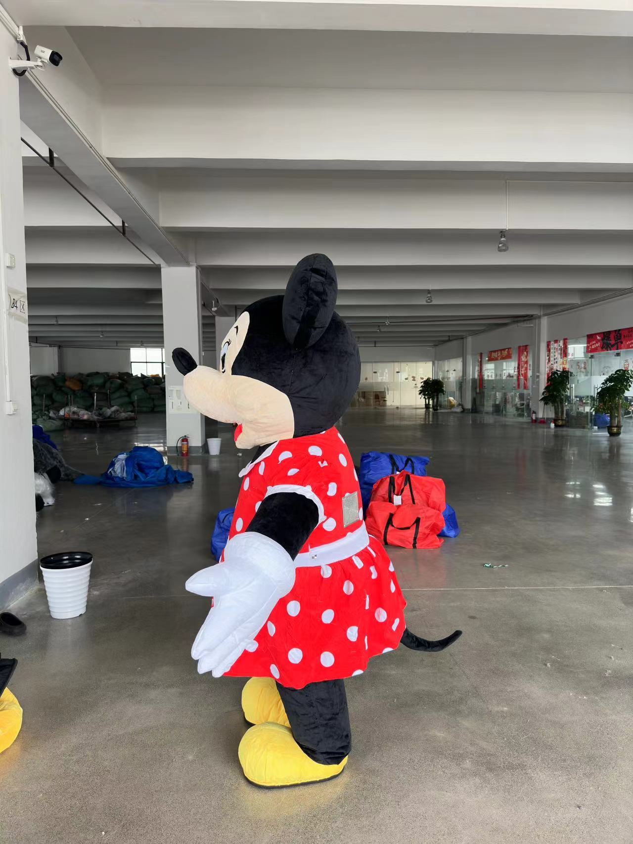 Unisex Cosplay Inflatable Mouse Couple Mascot Costume Carnival Costume Wedding Party Valentine's Day Events Performance Dress