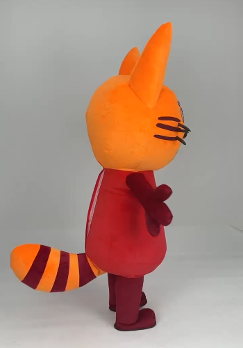 Cute Customizable Inflatable Giant Cat Mascot Costume Cartoon Wild Cat Mascot Costume Dress for Events Party Cosplay