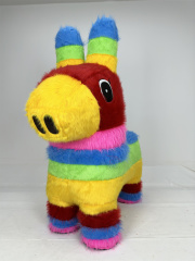 Advertising Pretty Cartoon Horse Mascot Costume Clothes with rainbow Color 2m Inflatable Horse Costume Party Dress