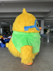 CE Unisex Inflatable Plush Adult Character Cartoon Fat Chicken Rooster Mascot Costumes Glasses for Promotions Carnivals Parties
