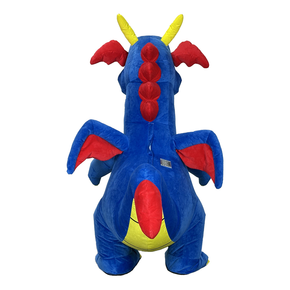 Cartoon Little Dragon Inflatable Costume Mascot Parade Adult Role Cosplay Birthday Festival Halloween Party Activity Set
