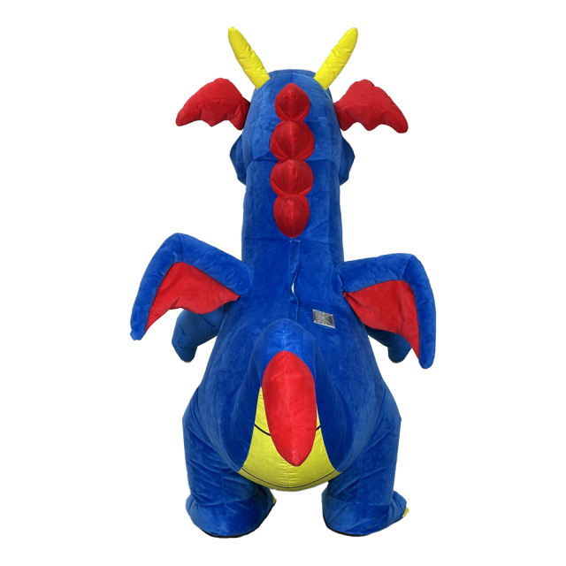 Cartoon Little Dragon Inflatable Costume Mascot Parade Adult Role Cosplay Birthday Festival Halloween Party Activity Set