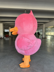 Little Cute Plush Doll Pink Duck Mascot Costume Adult 2m Inflatable Duck Air Blow Events Cosplay Suits New Design