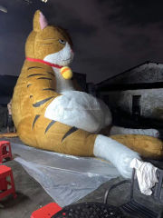 Hot Sale Various Customized Color Fat Cat Mascot Costume Tall Height Cat Costume Orange Cat Mascot Costume for Advertising