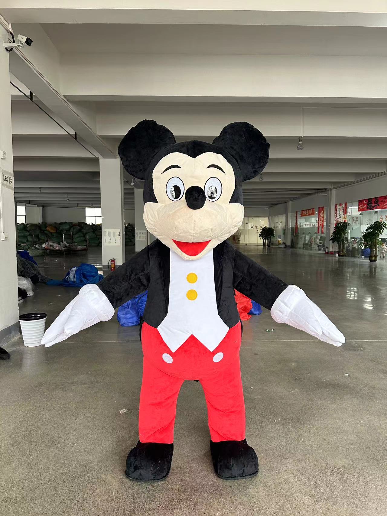 Unisex Cosplay Inflatable Mouse Couple Mascot Costume Carnival Costume Wedding Party Valentine's Day Events Performance Dress