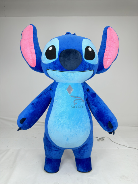 Stitch Mascot Inflatable Ornaments Decor Events Advertising Giant Inflatable Decorations,Big Mascot,One Eye Monster Mascot Mike Inflated Fabric Furry Sully Mascots Ornaments Decor Events Advertising Giant Inflatable Decorations
