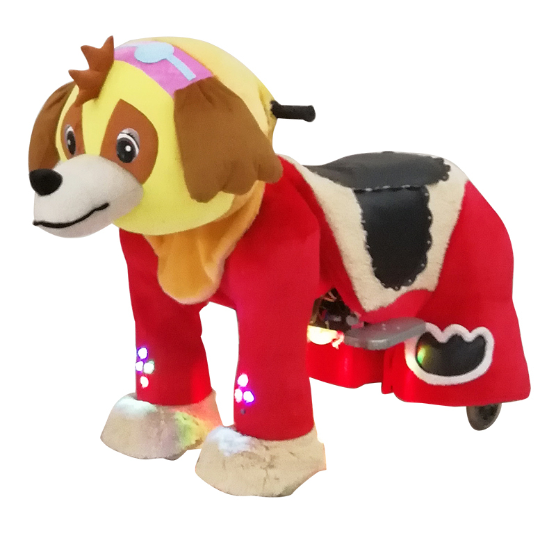Ride on Car Stuffed Motorized Plush Riding Animals Scooter