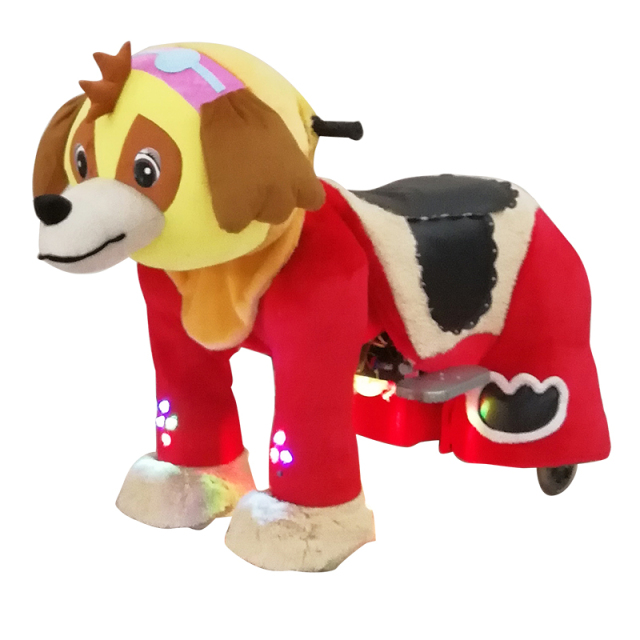 Ride on Car Stuffed Motorized Plush Riding Animals Scooter
