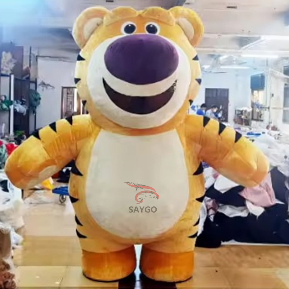 Pink Lotso' Bear with Purple Eyebrow  Mascot Costume Party Show Giant Plush Inflatable Adult Party Event Mascot Cartoon Fancy Dress Character Costume,Big Mascot,Pink Lotso' Bear with Purple Eyebrow  Mascot Costume Party Show Giant Plush Inflatable Adult Party Event Mascot Cartoon Fancy Dress Character Costume