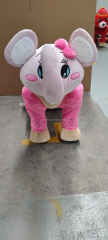 Plush Electric Horse Ride Amusement Park Token Operated Animal Toy for Parties and Mall Use for Kids