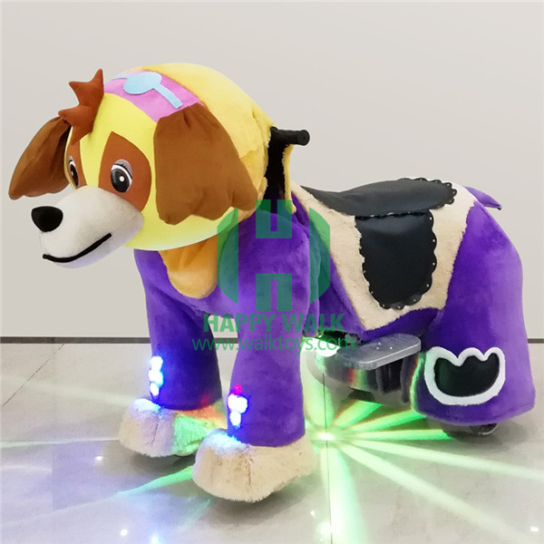 Ride on Car Stuffed Motorized Plush Riding Animals Scooter