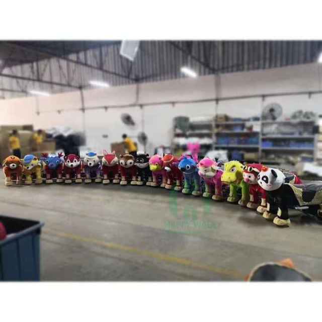 High Quality Electric Horse Scooter for Adults-Shopping Mall Use Stuffed Animal Design
