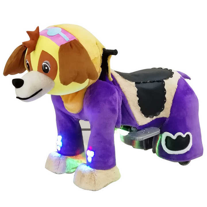 Ride on Car Stuffed Motorized Plush Riding Animals Scooter